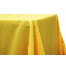 Polyester 90"x156" Rectangular Tablecloth Canary Yellow