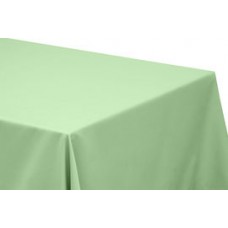 Polyester 90"x156" Rectangular Tablecloth Mint Green
