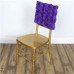 Rossette Chair Caps Purple