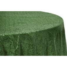 Sequin 120" Round Tablecloth Willow