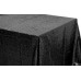 Sequin 90"x132" Rectangular Tablecloth Black 