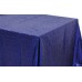 Sequin 90"x132" Rectangular Tablecloth Navy Blue