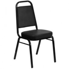 Black Padded Banquet Chair