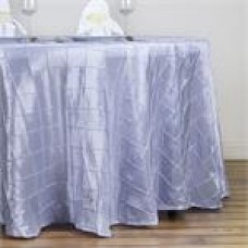 Pintuck 132" Round Tablecloth Lavender