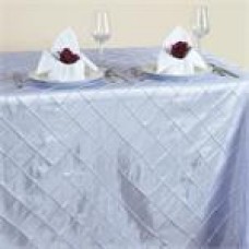 Pintuck 90x156" rectangular Tablecloth Lavender