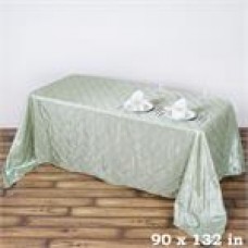 Pintuck 90x156" rectangular Tablecloth Reseda