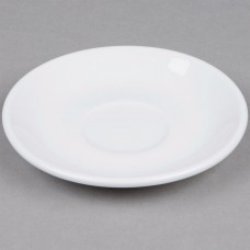 White China Saucer Plate 5"